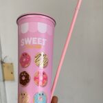 Stainless steel straw cup